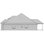 Rustic House Plan Right Elevation - Provence Manor Luxury Home 065D-0394 - Shop House Plans and More