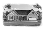 Traditional House Plan Front Image of House - Sadie Traditional Ranch Home 065D-0395 - Shop House Plans and More