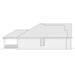 Traditional House Plan Left Elevation - Sadie Traditional Ranch Home 065D-0395 - Shop House Plans and More