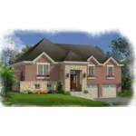 Traditional House Plan Front of House 065D-0396