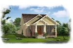Ranch House Plan Front of House 065D-0397