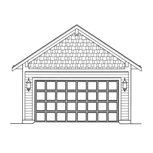 Country House Plan Garage Floor Plan - Wagner Hill Craftsman Home 065D-0397 - Shop House Plans and More