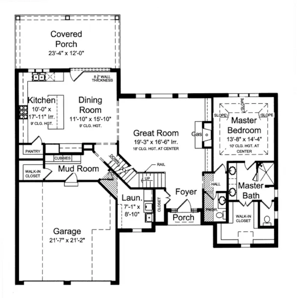 Neoclassical House Plan First Floor - Lanoire Traditional Home 065D-0400 - Shop House Plans and More