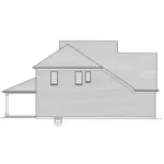 Neoclassical House Plan Left Elevation - Lanoire Traditional Home 065D-0400 - Shop House Plans and More