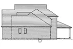 Neoclassical House Plan Right Elevation - 065D-0400 - Shop House Plans and More