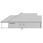 European House Plan Left Elevation - Milburn Traditional Ranch Home 065D-0401 - Shop House Plans and More