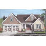 Arts & Crafts House Plan Front of House 065D-0402