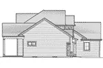 Country French House Plan Left Elevation - 065D-0403 - Shop House Plans and More