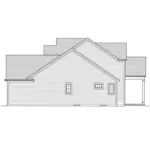 Arts & Crafts House Plan Right Elevation - Clear View Traditional Home 065D-0403 - Shop House Plans and More