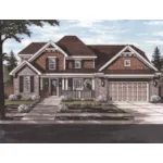 Craftsman House Plan Front of Home - Wheatley Farm Craftsman Home 065D-0404 - Shop House Plans and More