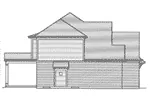 Traditional House Plan Left Elevation - Wheatley Farm Craftsman Home 065D-0404 - Shop House Plans and More