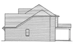 Bungalow House Plan Right Elevation - Wheatley Farm Craftsman Home 065D-0404 - Shop House Plans and More