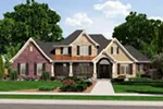 Luxury House Plan Front of Home - Whitmore Country French Home 065D-0405 - Shop House Plans and More