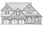 Country French House Plan Front Elevation - Loretto Bay Country French Home 065D-0407 - Shop House Plans and More