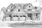 Craftsman House Plan Front Image of House - 065D-0407 - Shop House Plans and More