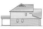 Arts & Crafts House Plan Left Elevation - 065D-0407 - Shop House Plans and More