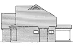 Craftsman House Plan Right Elevation - 065D-0407 - Shop House Plans and More