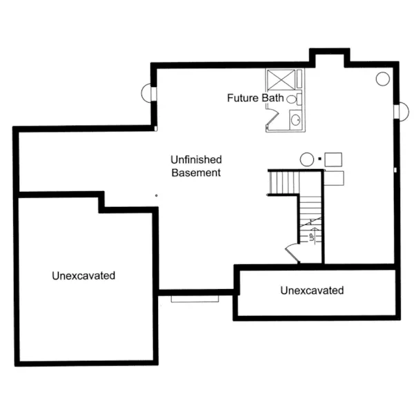 Country House Plan Basement Floor - Bellebrooke Traditional Home 065D-0408 - Shop House Plans and More