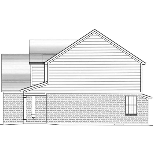 Country House Plan Right Elevation - Bellebrooke Traditional Home 065D-0408 - Shop House Plans and More