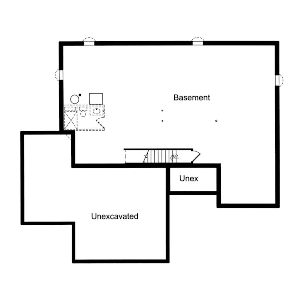 European House Plan Basement Floor - Whitford Country Home 065D-0410 - Shop House Plans and More