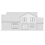 European House Plan Rear Elevation - Whitford Country Home 065D-0410 - Shop House Plans and More