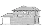 Italian House Plan Left Elevation - 065D-0413 - Shop House Plans and More