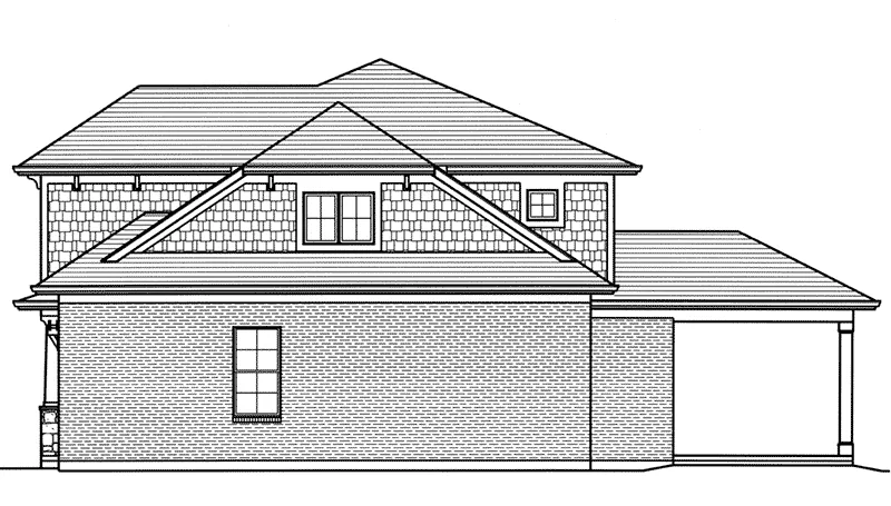 Italian House Plan Right Elevation - 065D-0413 - Shop House Plans and More