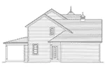 Shingle House Plan Left Elevation - 065D-0414 - Shop House Plans and More