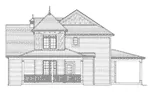 Traditional House Plan Right Elevation - 065D-0414 - Shop House Plans and More