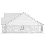 Traditional House Plan Right Elevation - New Monroe Ranch Home 065D-0417 - Shop House Plans and More