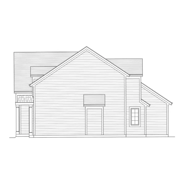 Country French House Plan Right Elevation - Murielle Country French Home 065D-0419 - Shop House Plans and More