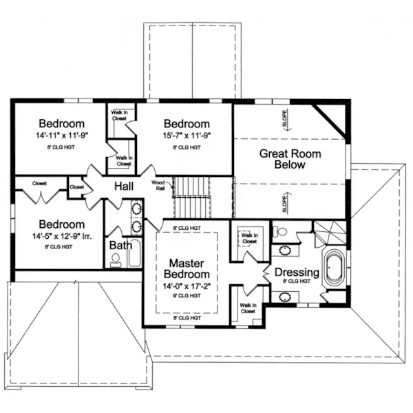 Country House Plan Second Floor - Brentwood Lane Country Home 065D-0420 - Search House Plans and More