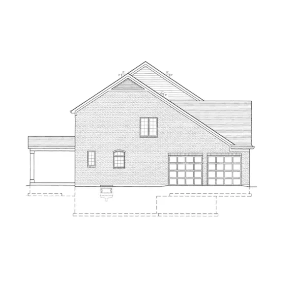 Country House Plan Left Elevation - Brentwood Lane Country Home 065D-0420 - Search House Plans and More