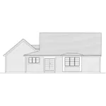 Farmhouse Plan Rear Elevation - Huntington Lane Country Home 065D-0421 - Search House Plans and More