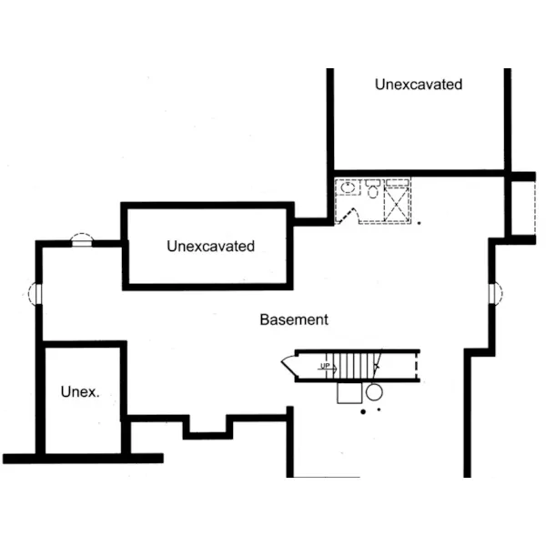 Country House Plan Fondation Photo - Breyer Rose Prairie Style Home 065D-0423 - Search House Plans and More