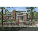 Country House Plan Front of Home - Breyer Rose Prairie Style Home 065D-0423 - Search House Plans and More