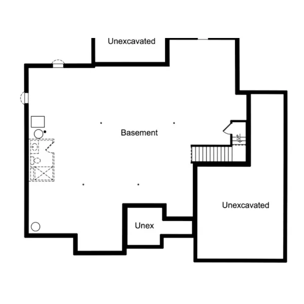 Country House Plan Fondation Photo - Garden View Ranch Home 065D-0429 - Search House Plans and More