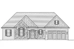 Country House Plan Front Elevation - Garden View Ranch Home 065D-0429 - Search House Plans and More