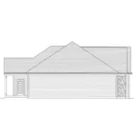 Country House Plan Left Elevation - Garden View Ranch Home 065D-0429 - Search House Plans and More