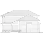 Cabin & Cottage House Plan Right Elevation - Cottage Groves Two-Story Home 065D-0430 - Search House Plans and More