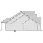 Traditional House Plan Left Elevation - Green Briar Traditional Home 065D-0432 - Search House Plans and More