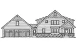 Vacation House Plan Front Elevation - Crystal Bay Craftsman Home 065D-0433 - Shop House Plans and More