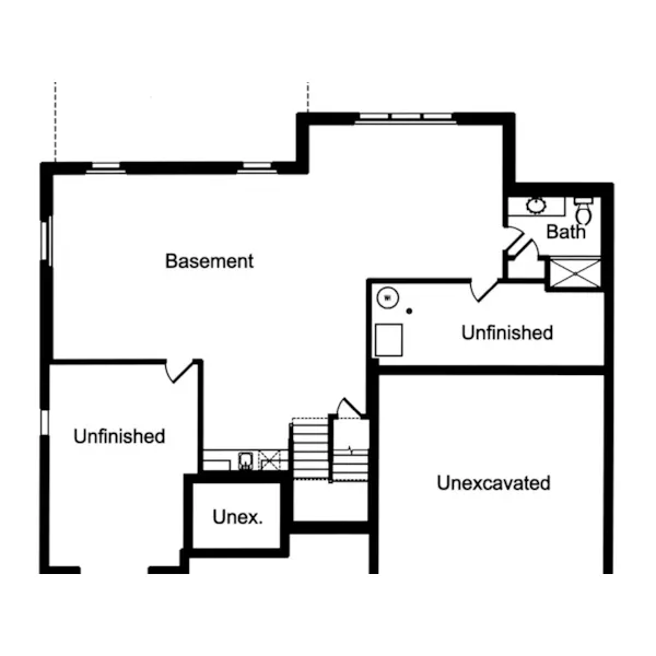 Craftsman House Plan Fondation Photo - Apple Wood Traditional Home 065D-0436 - Shop House Plans and More