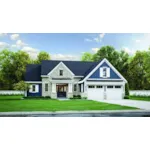 European House Plan Front of Home - Saybrook Bay Craftsman Home 065D-0437 - Shop House Plans and More