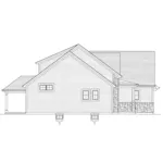 European House Plan Left Elevation - Saybrook Bay Craftsman Home 065D-0437 - Shop House Plans and More