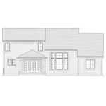 European House Plan Rear Photo 01 - Saybrook Bay Craftsman Home 065D-0437 - Shop House Plans and More