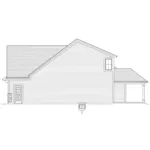 European House Plan Right Elevation - Saybrook Bay Craftsman Home 065D-0437 - Shop House Plans and More