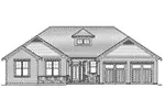 Traditional House Plan Front Elevation - Portland Hill Ranch Home 065D-0441 - Shop House Plans and More