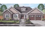 Craftsman House Plan Front of Home - 065D-0441 - Shop House Plans and More