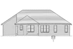Craftsman House Plan Rear Elevation - 065D-0441 - Shop House Plans and More